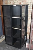 ROTATING 16 CUBE DISPLAY RACK (USED FOR CLOTHING),