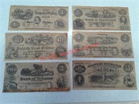 6 Novelty bank notes
