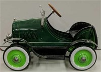 Green Pedal Car -- Antique Style