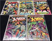 MARVEL X-MEN #96,97,98,99,100 COMIC BOOKS