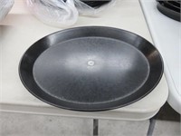 (83) H.S Plastic Reweable Oval Platters