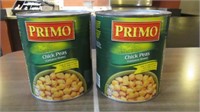 (2) Primo 2.84L Chick Peas