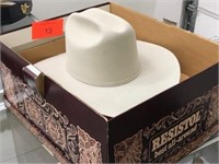 Resistol "Cattle Baron" 100X, Size 7 1/4 w/ Hat Bo