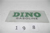 Glass Dino Sign