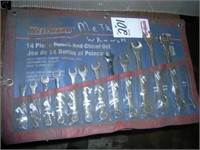 12 piece metric combination wrench set