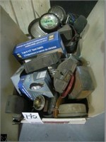 2 boxes of assorted automotive lights