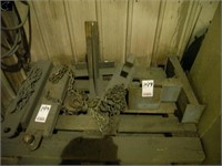 Assortment of forklift attachments