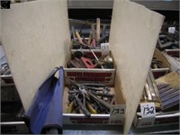 3 boxes of assorted pliers, welding magnets