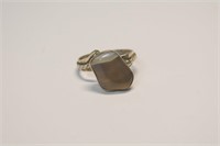 Silver Ring with Clear Stone