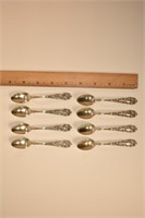 Silver Demitasse Spoon by Amston - Set of 8