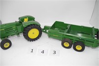 John Deere 520 Diesel with Manure Spreader