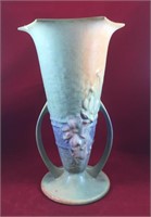 Roseville Blue Cosmos Vase