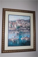 Peter Bell wall picture in gold frame