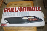 Cast iron grill/griddle