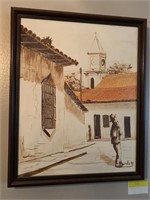 Mexican Village Canvas