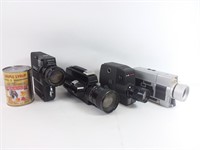 4 caméras vintage dont Elmo Super 110