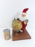 Figurine "Père Noël animé et son globe"