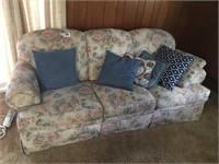 Floral Couch and Chair Set