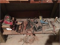 Contents of bottom of workbench