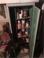 Big Metal Cabinet and contents