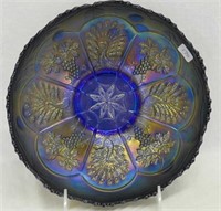 Peacock & Grape IC shaped bowl - blue