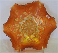 Holly ruffled bowl - marigold