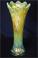 Tree Trunk 10" vase - aqua opal
