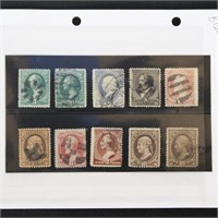 US Stamps #147//#210 Used CV $200+