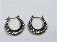 .925 Hoop Earrings