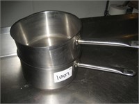 Lot of 2 Nice Stainless Sauce Pans