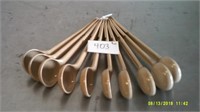 Lot of 10) Portion Spoons