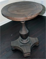 Rustic Pine Lamp Table