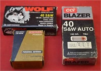 Federal,Wolf,CCI .40 S&W Ammo