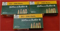 Sellier & Bellot .22-250 Ammo