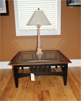 Coffee Table and lamp