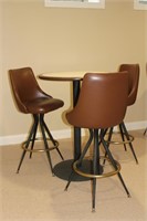 High Top bar table and three chairs