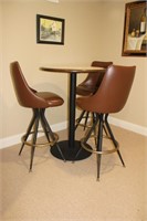 High Top bar table and three chairs