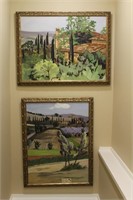 Lynn Strough Landscapes, Oil on Canvas - pair