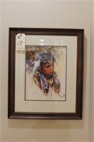 "Maria" by Harley Brown signed 1984