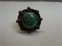 Native American Sterling silver Turquoise ring
