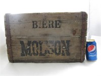 Caisse en bois Bière Molson