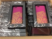 3 CASES OF CYNTHIA VINCENT IPHONE CASES NIB