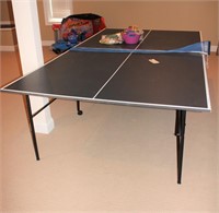 Ping Pong Table, paddles and net