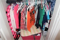 Girls closet contents