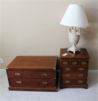 Matching Chests of Drawers and lamp