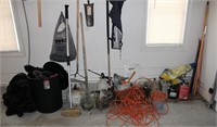 Yard items, extension cords