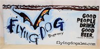 FLYING DOG TIN BEER SIGN !-S-2