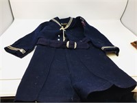young child's navy outfit