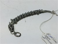 Tibetan silver dragon bracelet