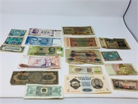 bundle of foreign currency